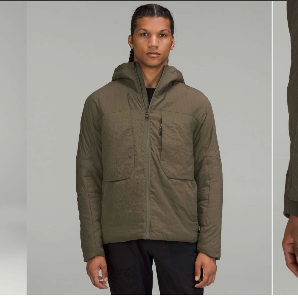 Lululemon Insulated Hiking Hoodie Jacket in Carob Brown